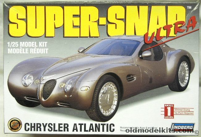 Lindberg 1/25 Chrysler Atlantic Concept Car, 72712 plastic model kit